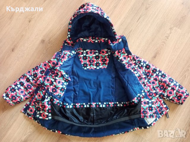 Дебело Яке с Качулка Crivit за Момиче ръст 128 см., снимка 2 - Детски якета и елеци - 42753034