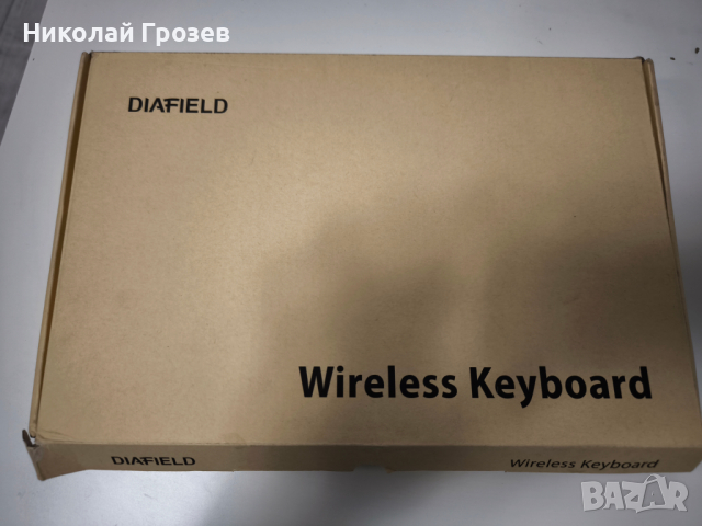 Нова безжична клавиатура DIAFIELD с тъч пад супер тънка, снимка 4 - Клавиатури и мишки - 44612412