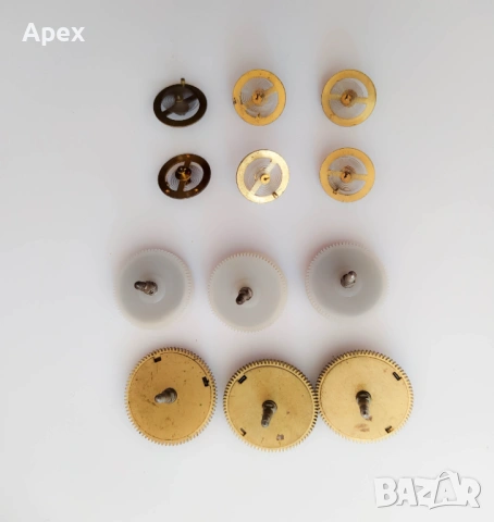 Части Баланси за Часовници.Баланс Колелета Ос Ремонтоар Seiko Orient Молния Molnija Слава Зим Чайка , снимка 6 - Други - 54169425