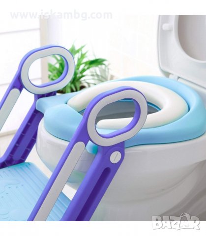ДЕТСКА СЕДАЛКА-АДАПТЕР ЗА ТОАЛЕТНА ЧИНИЯ СЪС СТЪЛБА - код 2600, снимка 8 - Други - 33930407