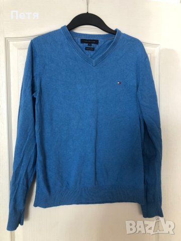 Tommy Hilfiger Еднакви мъжки и дамски  пуловер в синьо, снимка 7 - Пуловери - 34500530