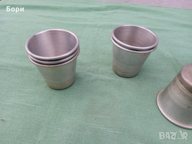 Стари алуминиеви купи за крем карамел, снимка 4 - Съдове за готвене - 35248275