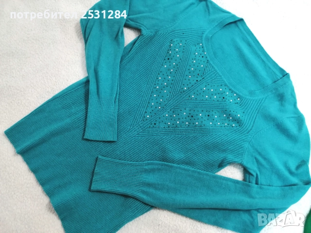 Дамска блуза, плетиво, пуловер размер М-Л , снимка 10 - Блузи с дълъг ръкав и пуловери - 52612321