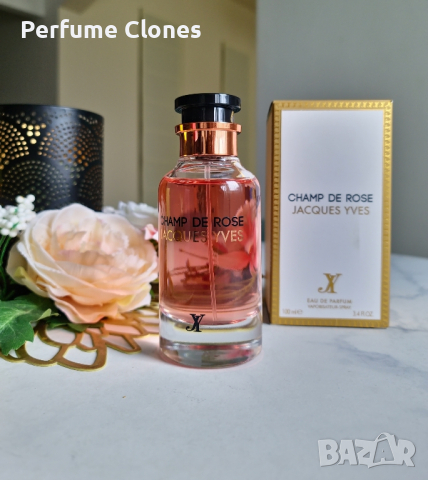 Дамски Парфюм Champ De Rose Jacques Yves 100ml EDP By Fragrance World