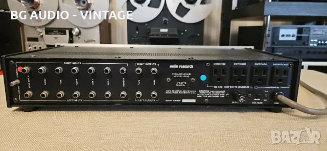 Audio Research SP-5 предусилвател с RIAA, снимка 5 - Ресийвъри, усилватели, смесителни пултове - 49917139