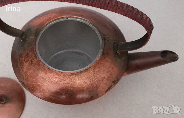 Меден чайник, снимка 6 - Антикварни и старинни предмети - 37701569