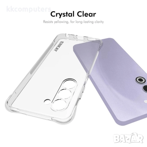 Oppo A5 5G калъф ENKAY HAT PRINCE – прозрачен, удароустойчив и антислип TPU гръб, снимка 4 - Резервни части за телефони - 51607540