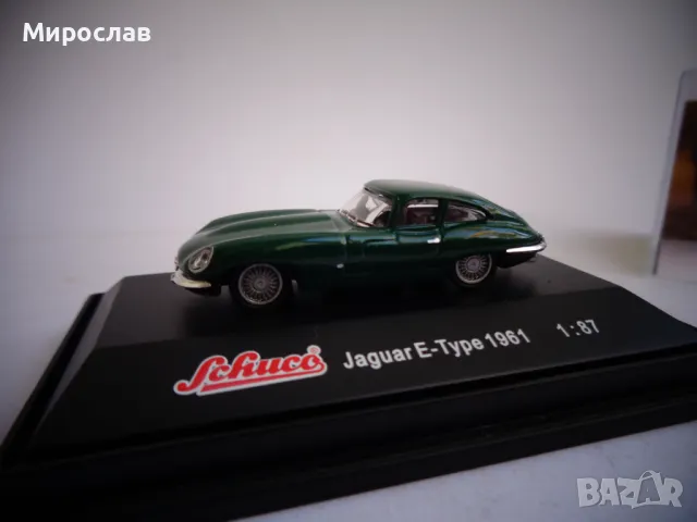 1:87 H0 SCHUCO JAGUAR E-TYPE 1961 КОЛИЧКА МОДЕЛ ИГРАЧКА, снимка 2 - Колекции - 47800634