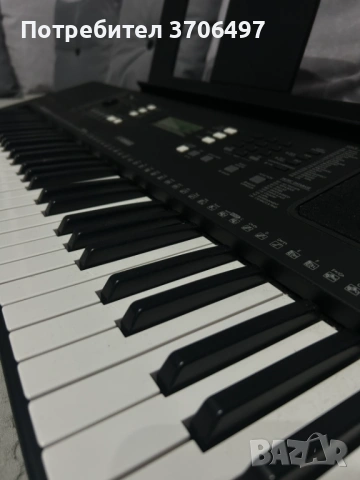 Синтезатор Yamaha-PSR-E373,черен, снимка 3 - Други - 53330238