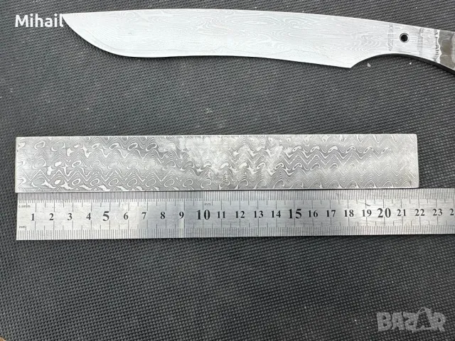 Продавам дамаскова шина с влошка vg10 , снимка 2 - Ножове - 49942759