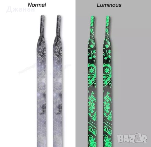 Връзки за обувки/маратонки светещи, снимка 5 - Други - 42528307