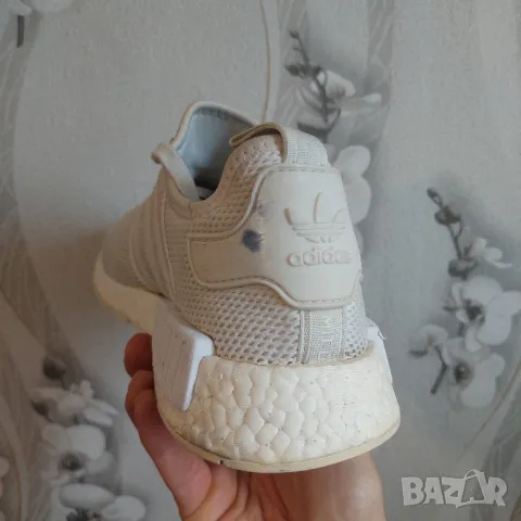 маратонки adidas NMD R1 “Triple White” номер 44 ,5-45 1/3, снимка 8 - Маратонки - 49763084