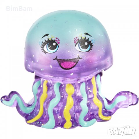 Кукла Royal Enchantimals Ocean Кingdom - Jelanie Jellyfish & Stingley - медуза / Mattel, снимка 3 - Кукли - 37786849