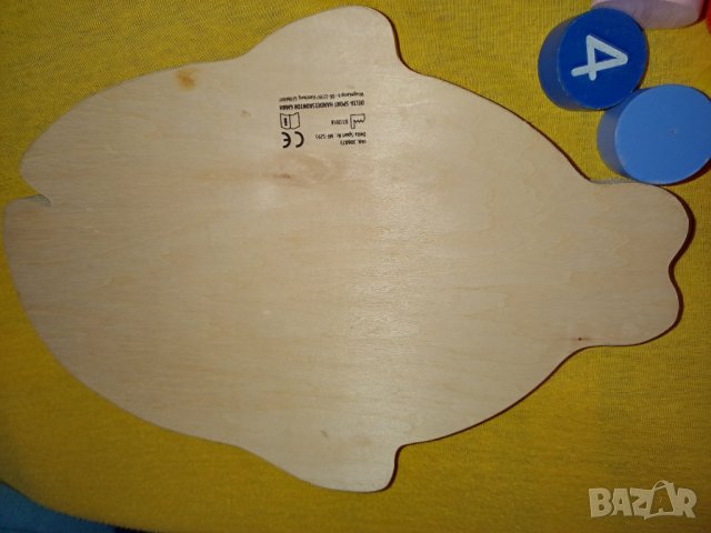 Дървена риба с числата , снимка 2 - Образователни игри - 35359411