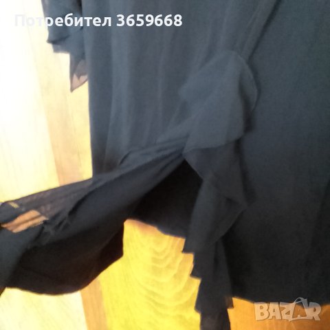  Mалка черна рокля/туника ,НОВА,размер М, снимка 3 - Рокли - 40570410