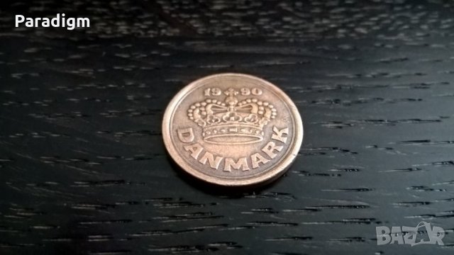 Монета - Дания - 25 оре | 1990г., снимка 2 - Нумизматика и бонистика - 29136250