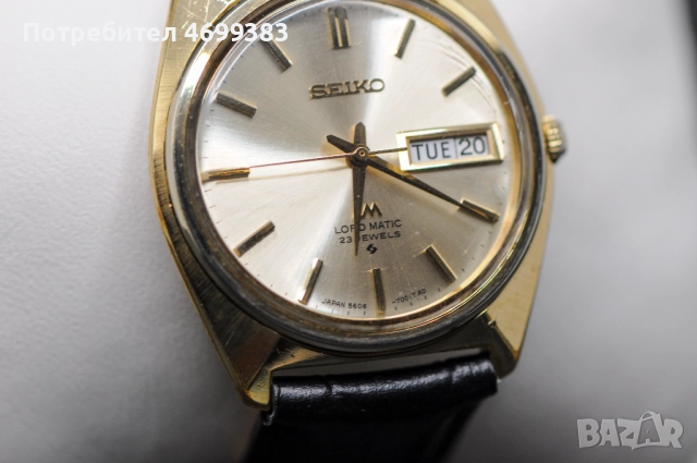 Мъжки японски автоматичен часовник - Seiko Lord Matic - 5606 - 7000, снимка 7 - Мъжки - 52974782