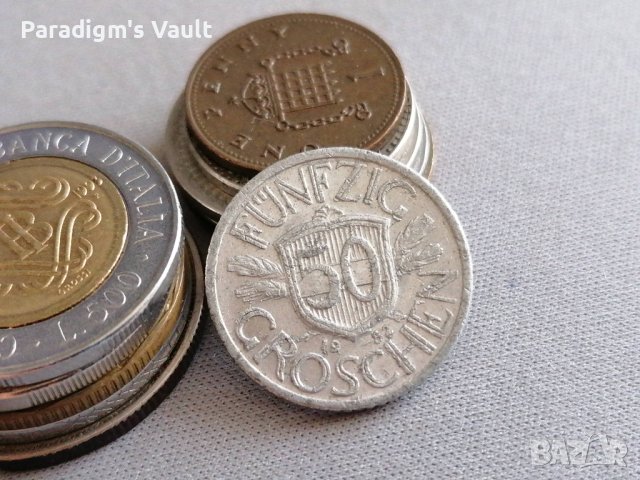 Mонета - Австрия - 50 гроша | 1947г., снимка 1 - Нумизматика и бонистика - 42138059