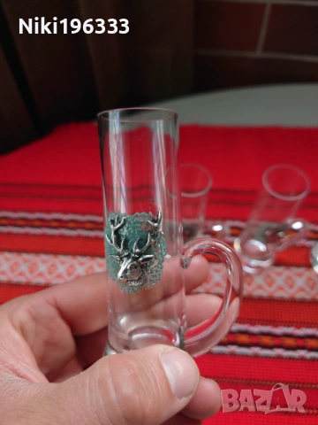 Луксозен немски комплект чаши за шнапс/ликьор - 6 бр., снимка 2 - Други ценни предмети - 54123690