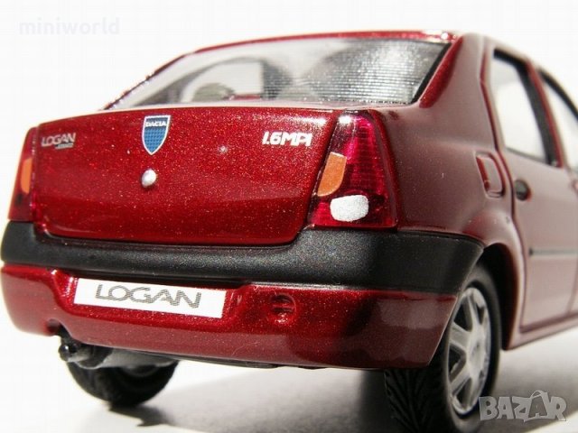 Dacia Logan - мащаб 1:43 на Eligor моделът е от колекция със захабена PVC дисплей-кейс, снимка 7 - Колекции - 39728534