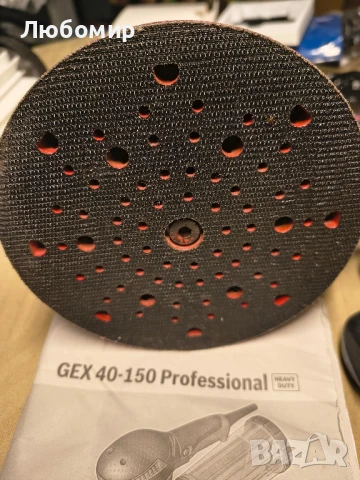 Ексцентрикова шлайфмашина Bosch Professional GEX 40-150, 400 W, 11 000-24 000 вибрации/минута150, снимка 6 - Други инструменти - 50481504