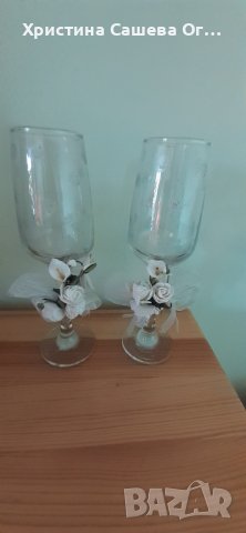 Ритуални чаши , снимка 2 - Сватбени аксесоари - 40760733