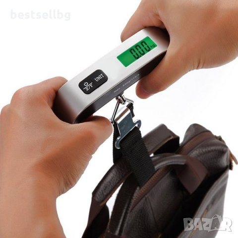 Точен електронен ръчен кантар везна за самолетен багаж куфари тегло, снимка 2 - Везни - 29103762