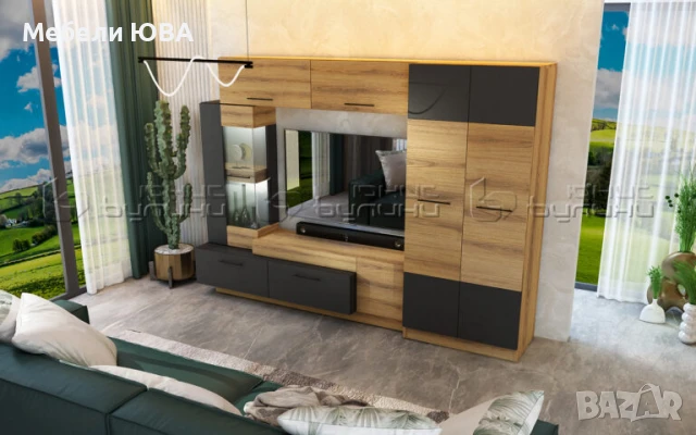 Секция FORTI с LED осветление, снимка 2 - Секции и витрини - 50780672