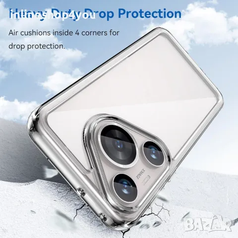 Прозрачен Кейс SPACE CASE за Huawei Pura / 70 / pro / Ultra, снимка 6 - Калъфи, кейсове - 48359792