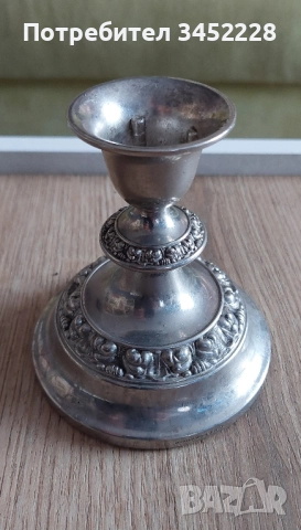 свещник посребрен за ценители , снимка 2 - Декорация за дома - 51703532