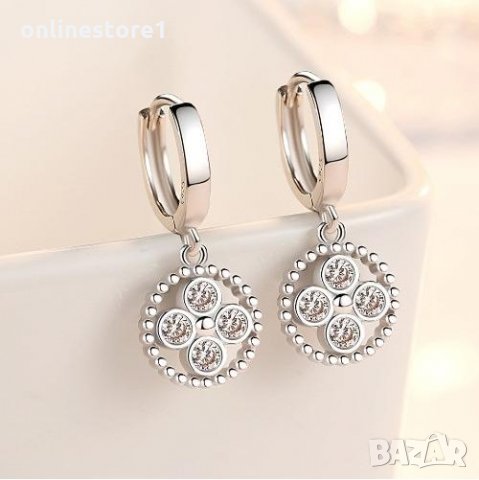 Сребърни обеци 925 - Роял Код: BX510, снимка 1