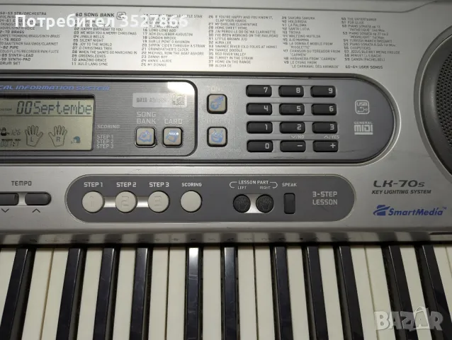 Синтезатор , йоника Casio lk-70s, снимка 9 - Други - 49337490
