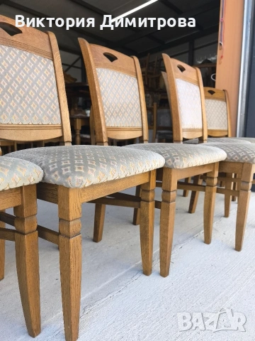 Комплект от 6 трапезни стола (01-146 ) , снимка 10 - Столове - 54315237