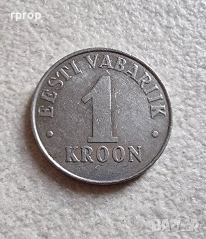 Монета. Естония. 1 крона. 