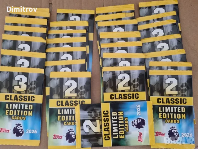 Topps Premier league 25/26 - 71бр.  лимитирани карти