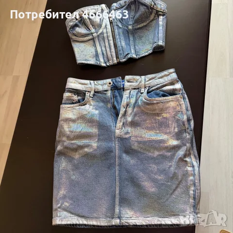 Karl Lagerfeld-оригинален сет пола и топ