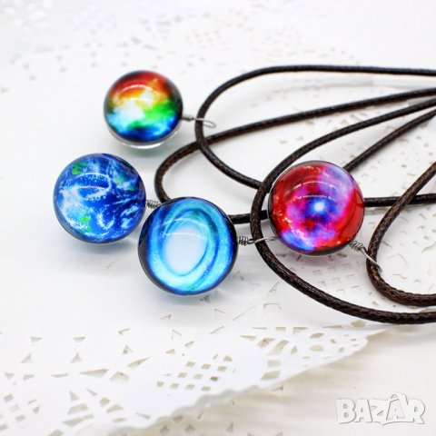 3д Колие кръгло Ван Гог - Звездна Нощ картина, снимка 12 - Колиета, медальони, синджири - 25481301