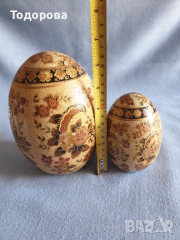 Порцеланови яйца-2 броя, снимка 6 - Други ценни предмети - 37016051