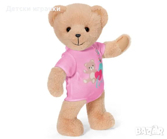 BABY Born Плюшено мече, с блузка, три цвята, снимка 11 - Плюшени играчки - 50182823