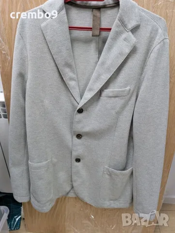 Eleventy мъжко сако, сиво, L, снимка 2 - Сака - 56505702