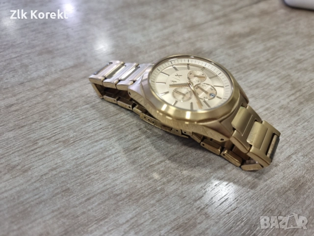 Мъжки часовник в златисто ARMANI EXCHANGE, снимка 5 - Мъжки - 54193074