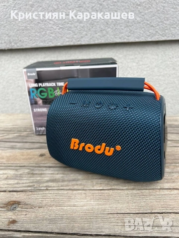 BLUETOOTH КОЛОНКА BRODU С RGB LED СВЕТЛИНИ, снимка 2 - Bluetooth тонколони - 54266602