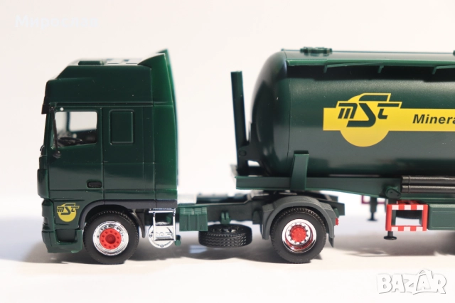 HERPA H0 1/87 DAF СИЛОЗ ЦИСТЕРНА КАМИОН МОДЕЛ, снимка 2 - Колекции - 52711293