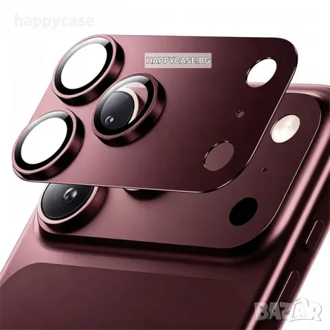 Apple iPhone 18 Pro Max / iPhone 18 Pro / Алуминиев протектор за камера, снимка 3 - Фолия, протектори - 56541848