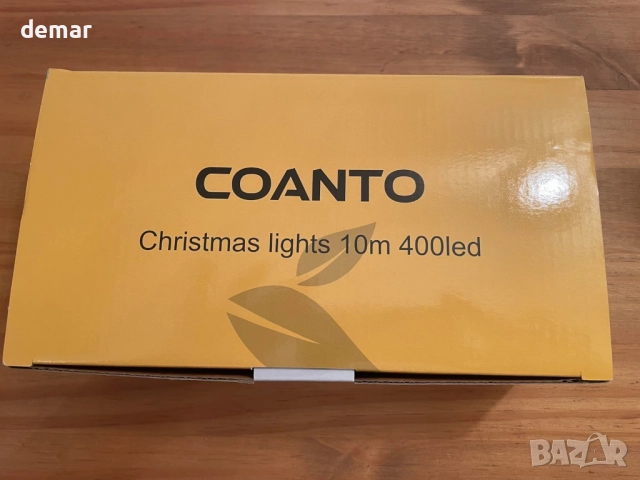 Коледни лампички Coanto Icicle за външно ползване, 400 LED, 10 м, 80 капки, 11 режима, дистанционно, снимка 9 - Декорация за дома - 52119186