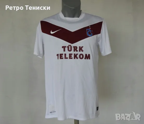 Тениска на Trabzonspor AS • гостуващ екип • №61 • Nike • бяло • размер M • сезон 2012/13 • Мъже