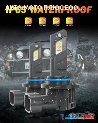 LED Диодни крушки за фарове- 9006/HB4, DC 12V, 10600LM, 6500K., снимка 7 - Аксесоари и консумативи - 49639541