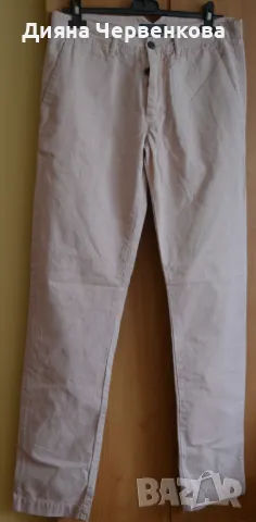 Бледорозови пролетно-есенни мъжки дънки Zara, снимка 1