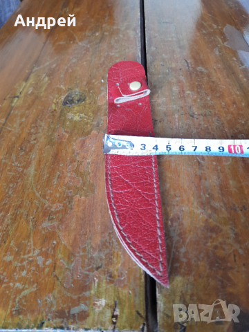Стара кожена кания за нож #14, снимка 3 - Други ценни предмети - 44744574