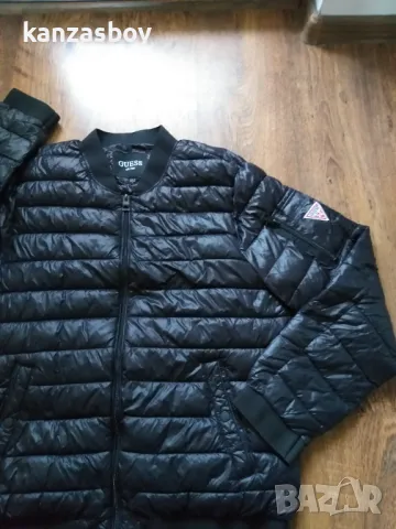 Guess Bomber Puffer Jacket Men's Zip Front - страхотно мъжко яке КАТО НОВО Л, снимка 9 - Якета - 48396592